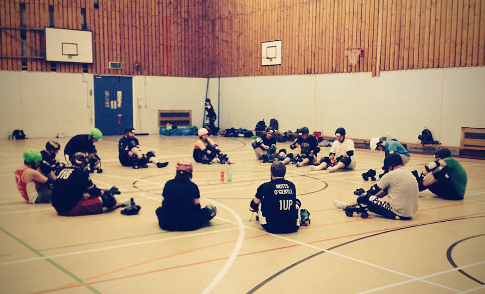 Fools Roll In My first week on skates Nottingham Roller Derby